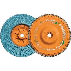 Enduro-Flex Alu™ Flap Disc - 40, 60, 80, 7", 7/8", Zirconia Alumina, 27