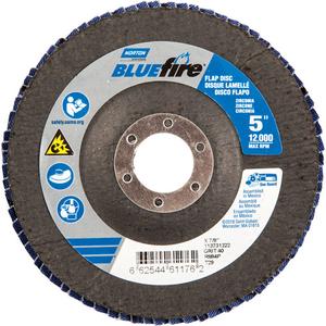 Bluefire Flap Disc - 40, 5", 7/8", Zirconia Alumina, 29