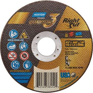 Quantum3™ RightCut™  Cut-Off Wheel - 4-1/2", 0.045", 7/8", 13580, 1, Aluminum Oxide/Ceramic, 41