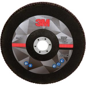 769F Quick Change Flap Disc - 40+, 7", 5/8"-11, 7/8", Ceramic/Aluminum Oxide, 27, 8600