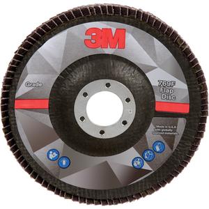 769F Quick Change Flap Disc - 40+, 5", 4-1/2", 7/8", Ceramic, 29, 12000