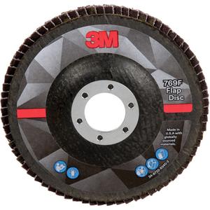 769F Quick Change Flap Disc - 40+, 5", 4-1/2", 7/8", Ceramic, 27, 12000