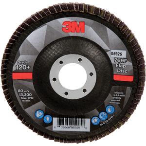 769F Quick Change Flap Disc - 120+, 4-1/2", 5", 7", 7/8", Ceramic, 29, 13300