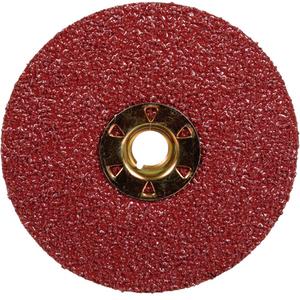 Cubitron™ II 982C Fibre Disc - 36+, 4-1/2", 9-1/8", None, Ceramic, 13300, Maroon, TN, Fibre