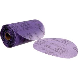 Cubitron™ II Stikit™ 775L Film Disc Roll - 180+, 120+, 6", Ceramic, 3 mils, 12000, Purple
