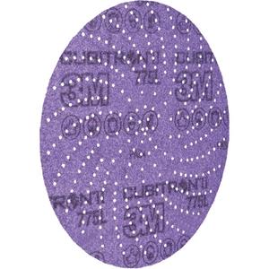 Cubitron™ II Hookit™ 775L Clean Sanding Film Disc - 180+, 6", Ceramic, 3 mils, 12000, Purple, 280