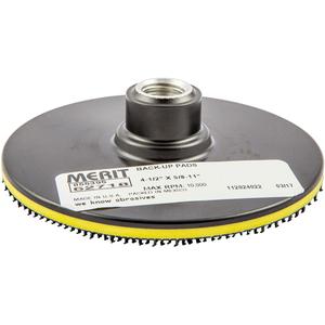 Hook & Loop Disc Back-Up Pad - 4-1/2", 5/8"-11, Hook & Loop, 10000