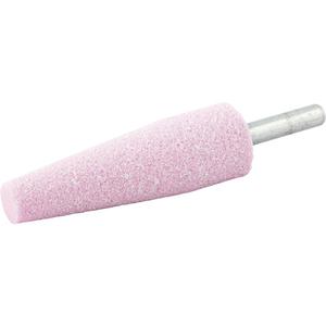 Vitrified Bond Mounted Point - 2-1/2", 3/4", 1/4", 19800, A1, 80, Aluminum Oxide, 86A, 1", Pink