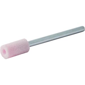 Vitrified Bond Mounted Point - 1/2", 1/4", 1/8", 60000, B135, 80, Aluminum Oxide, 86A, 1-1/2", Pink
