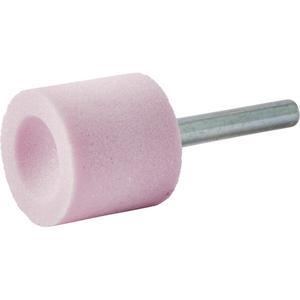Vitrified Bond Mounted Point - 1", 1", 1/4", 34500, A38, 80, Aluminum Oxide, 86A, 1-1/2", Pink