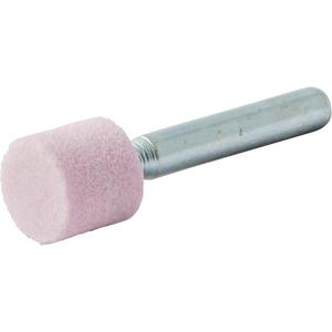 Vitrified Bond Mounted Point - 1/2", 1/2", 1/4", 61500, W185, 80, Aluminum Oxide, 86A, 1-1/2", Pink