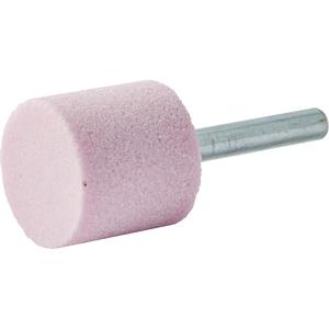 Vitrified Bond Mounted Point - 1", 1", 1/4", 25500, W220, 80, Aluminum Oxide, 86A, 1-1/2", Pink