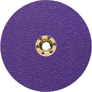 Cubitron™ II Fibre Disc 982CX Pro - 36+, 7", Ceramic, TN700BB, 8600 RPM, TN Quick-Change, Purple