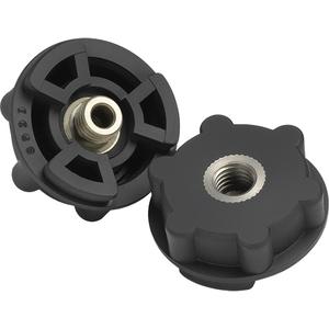 Disc Pad Hub - 2-1/2", 7/8", 5/8"-11 INT, Black