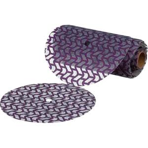 Cubitron™ II Net Disc Roll - 80+, 6", 5", 3", Aluminum Oxide/Ceramic, Hook and Loop, Net, Purple, 12000 opm
