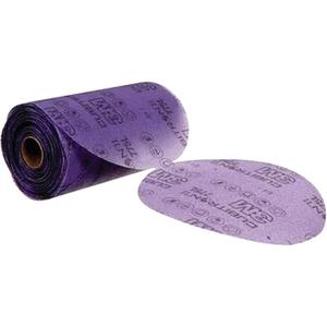 Cubitron™ II Stikit™ Film Disc Roll 775L - 150+, 180+, 220+, 240+, 320+, 400+, 5", Ceramic, Random Orbital Sanders, Film, 3 mil, Resin