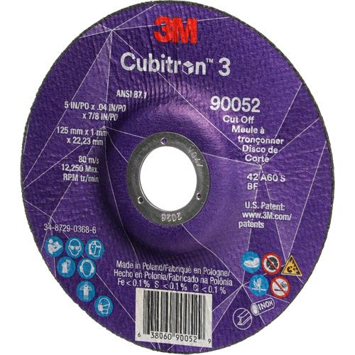 Cubitron™ 3 Cut-Off Wheel - 5", 0.04", 7/8", 60, 27, Ceramic - Image 3