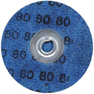 Gemini R766/R228 Quick-Change Cloth Disc - 3", TS Type II, 80, Aluminum Oxide, Coarse Grit, 20000 RPM, Cotton, Polyester, Coated