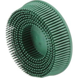 Scotch-Brite™ Roloc™ Bristle Disc - Ceramic, 3", Coarse, Type S (Straight), 0.62", 25000 RPM