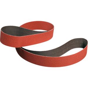 Cubitron™ II Abrasive Belt 984F - 60+, Ceramic, Polyester Cloth, YF Weight, Single-flex, Bronze, Cobalt & Nickel Alloy, Aluminum, Stainless Steel, Brass, Carbon Steel, Titanium