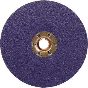 Cubitron™ 3 Fibre Disc 1182C - 80+, 4-1/2", 7", 5", None, Ceramic, Fibre, TN Quick Change, 450E, Purple