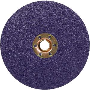 Cubitron™ 3 Fibre Disc 1182C - 60+, 4-1/2", 7", 5", None, Ceramic, Fibre, TN Quick Change, 450E, Purple