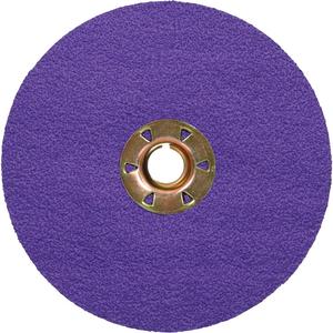Cubitron™ 3 Fibre Disc - 60+, 4-1/2", 5", 7", Ceramic, TN, Resin, Purple, 3650 Days