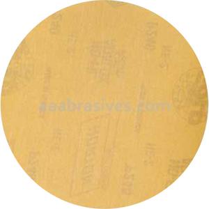 No-Fil Adalox Gold Reserve Hook & Loop Sanding Disc - P320, 5", Aluminum Oxide, C-wt. Latex/Paper
