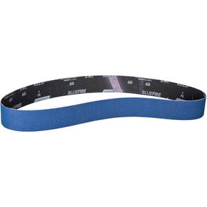 BlueFire® Narrow Benchstand Sanding Belt - 100, Zirconia Alumina, X-Weight, Polyester
