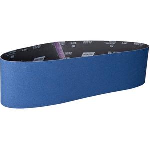 BlueFire® Narrow Benchstand Sanding Belt - 80, Zirconia Alumina, X-Weight, Polyester