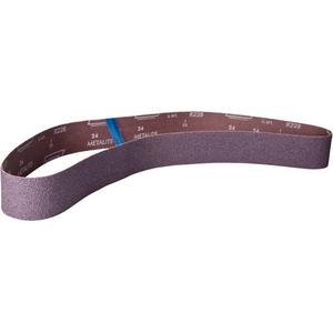 Metalite® Narrow Benchstand Sanding Belt - 100, Aluminum Oxide, X-Weight, Cotton