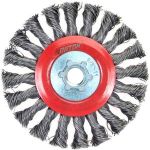 Standard Twist Wire Wheel - 4-1/2", 0.02", Steel, 5/8"-11, 20000