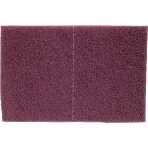 Bear-Tex Hand Pads - 6" x 9", Very Fine, Aluminum Oxide, Maroon
