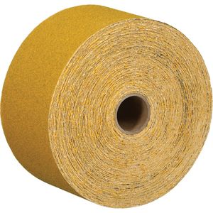 Stikit™ Gold Sheet Roll 02785 - 220, 2-3/4", 135', Aluminum Oxide, C-Weight, Sheet, Gold, Paper, Resin, Closed