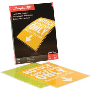 Laminated Letter Size Pouch - 3 mils