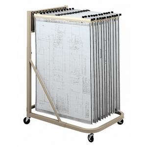 Heavy-Duty Mobile Stand - 43 5/8" to 61 5/8", Mobile Stand c/w 12-24" Clamps