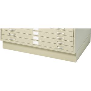 Closed Base for Steel Plan File Cabinet - Tropic Sand, Closed Base for OB148, OA186, 10 Drawer Cabinets