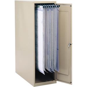 Vertical Filing Cabinets - 54-1/2", 16", 39", 1, Tropic Sand, Steel