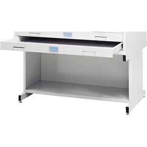 High Base for Steel Plan File Cabinet - White, High Base for OB144, OB146, OA651 and OB145 Cabinets