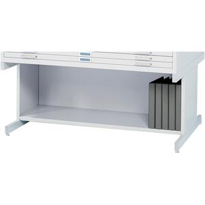 High Base for Steel Plan File Cabinet - White, High Base for OB147, OB148, OA186, OB149 and 10 Drawer cabinets