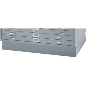 Closed Base for Steel Plan File Cabinet - Grey, Closed Base for OB144, OB146, OA651 and OB145 Cabinets