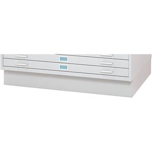 Closed Base for Steel Plan File Cabinet - White, Closed Base for OB144, OB146, OA651 and OB145 Cabinets