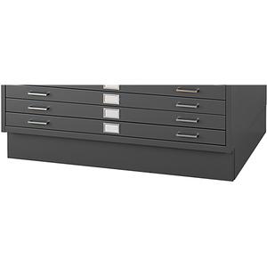 Closed Base for Steel Plan File Cabinet - Black, Closed Base for OB147, OB148, OA186, OB149 and 10 Drawer cabinets