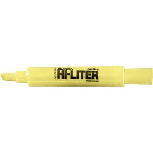 Avery Hi-Liter® - Yellow, Chisel, Non Retractable, Fluorescent
