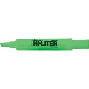 Avery Hi-Liter® - Green, Chisel, Non Retractable, Fluorescent