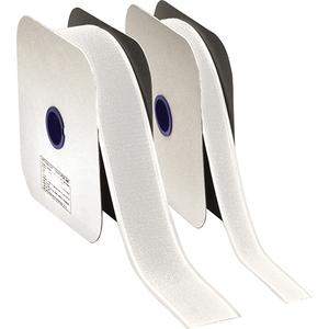 Fastener - Peel & Stick, 1", 10 yds, Adhesive, White