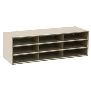 Data Organizers - Stationary, 15, Steel, Tan, 17 3/4", 33-3/4", 11 5/8"