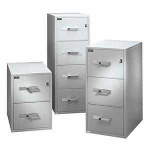Fire Resistant Filing Cabinets - 28", 19-3/4", 31", 2, Beige, Steel, 28 x 19 3/4 x 31, 9 1/2 x 15 x 26