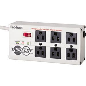 Isobar® Premium Surge Suppressors - 6, 6', 2850 J, 92000 Amps, 1440 W, 120 V