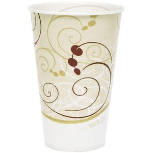 Disposable Cups - 12 oz., Multi-Colour, Paper
